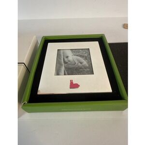 Lenox Kate Spade‎ Pippin Park Silverplate 3x3 Frame Girl Bunny New in Box NIB